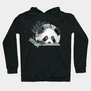 Cute Woodland Baby Panda . Hoodie